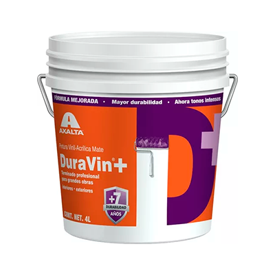 YP900-19 PINTURA VINILICA DURAVIN PLUS BLANCO 7AÑOS  19LT