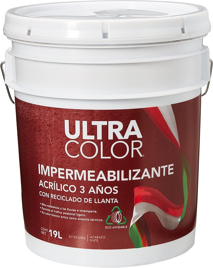 ULTRACOLOR IMPER RECICLADO 3 AÑOS BLANCO 19L