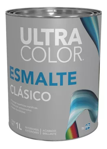 ULTRACOLOR ESM CLASICO NEGRO 1LT